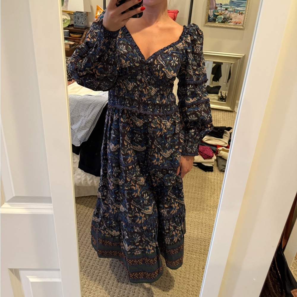 Floral Blue Dress